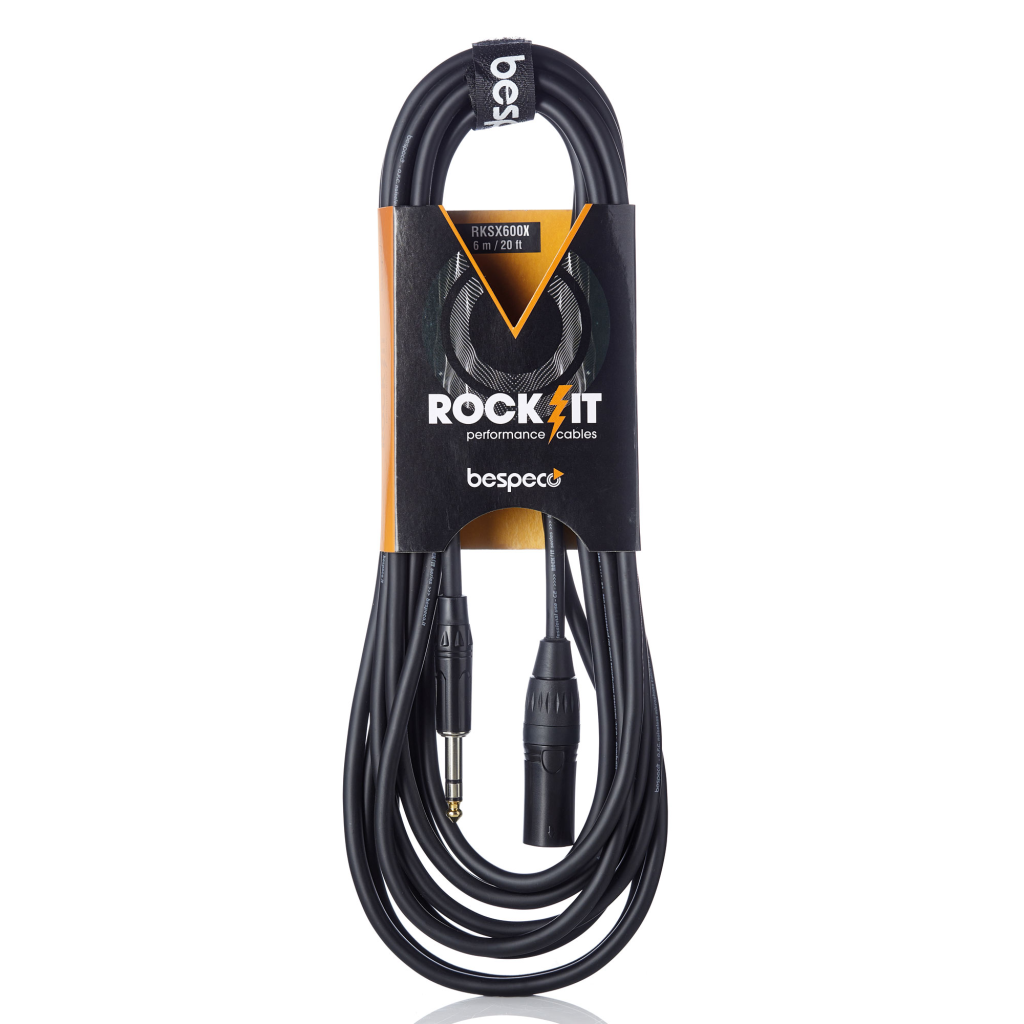 CABLE MICROFONO XLRM-PLUG 1,5 RKSX150 BESPECO