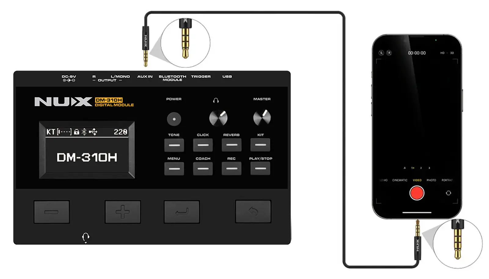 BATERIA ELECTRONICA DM-310H NUX