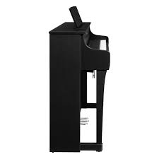 Black freestanding wine bottle dispenser with a bottle loaded in the front and a lever at the top.