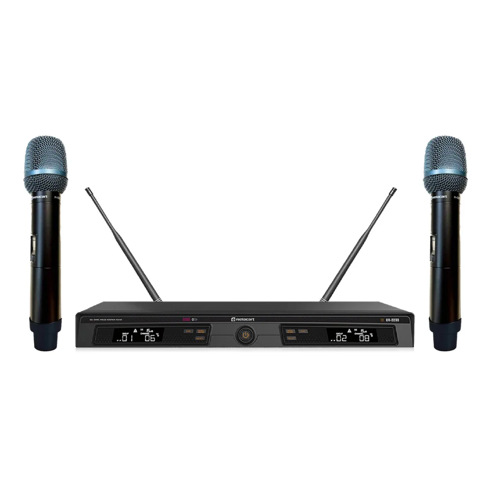 MICROFONO DOBLE UR223D HH RELACART