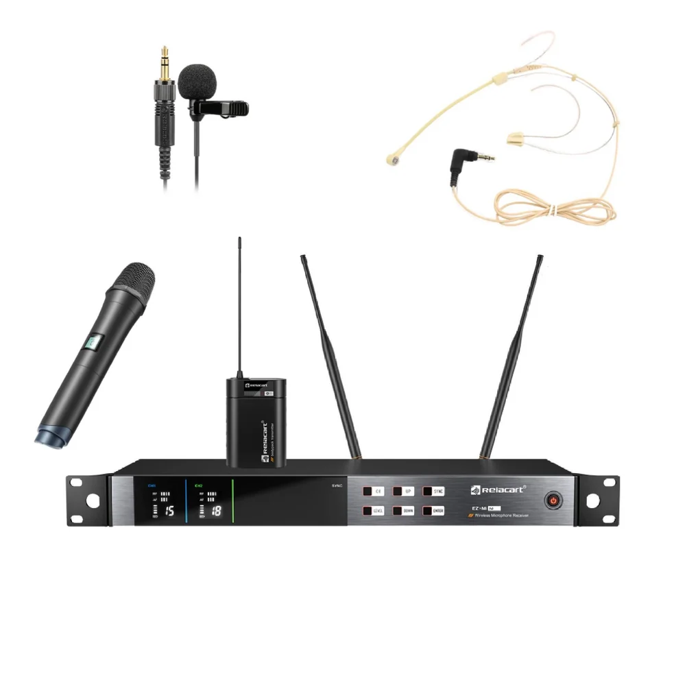 MICROFONO INALAMBRICO CINTILLO LAVALIER EZ.MI2 RELACART
