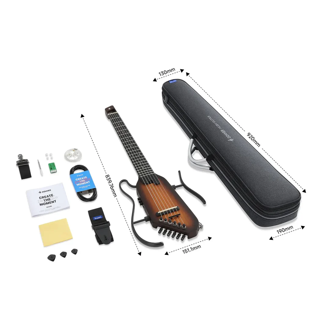 GUITARRA ACUSTICA-ELECTRICA DE NAYLON EC7251 HUSH-C SUNBURST DONNER