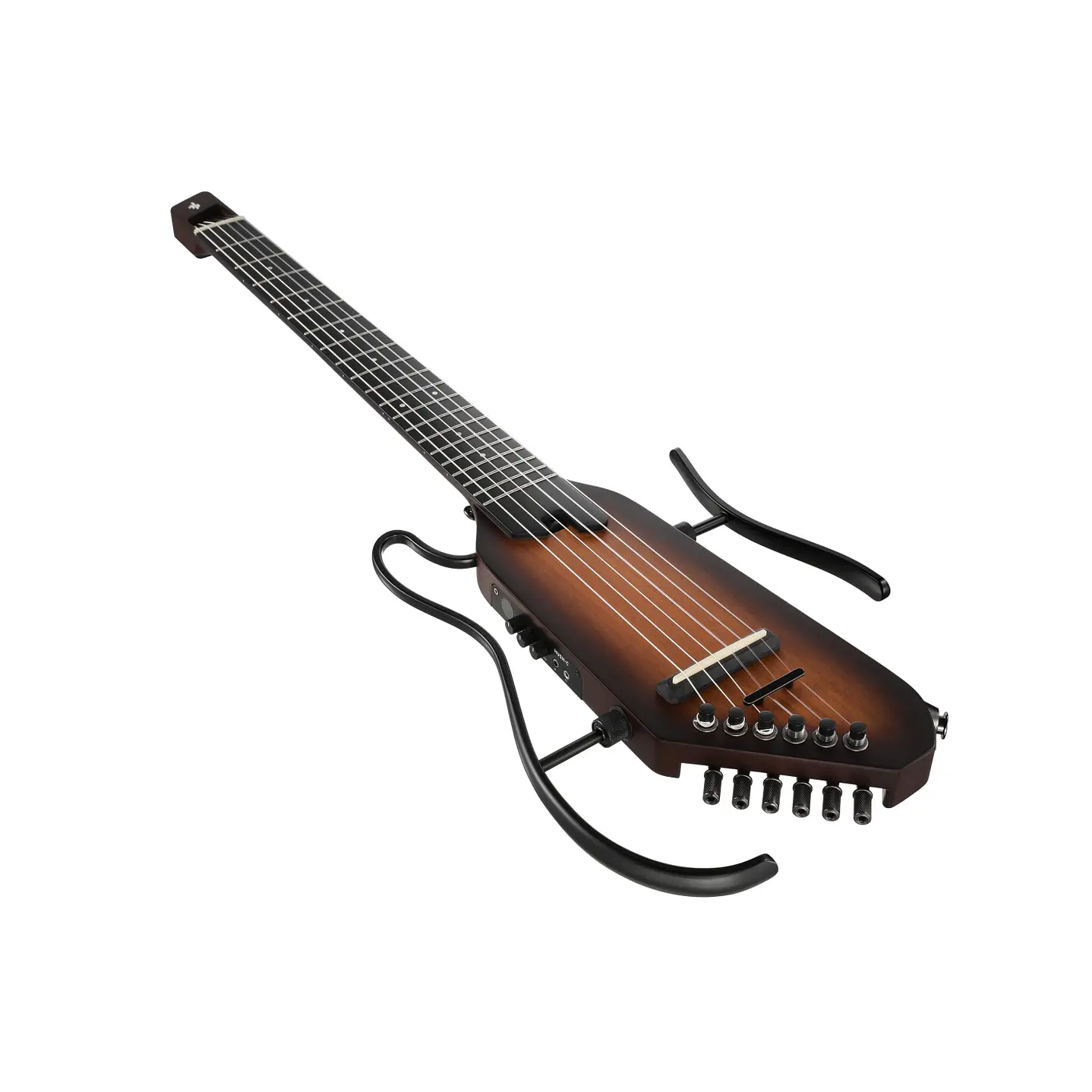 GUITARRA ACUSTICA-ELECTRICA DE NAYLON EC7251 HUSH-C SUNBURST DONNER - Imagen 4